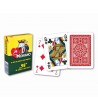 Playing card for poker. Red