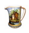 Hand-painted pottery Pitcher