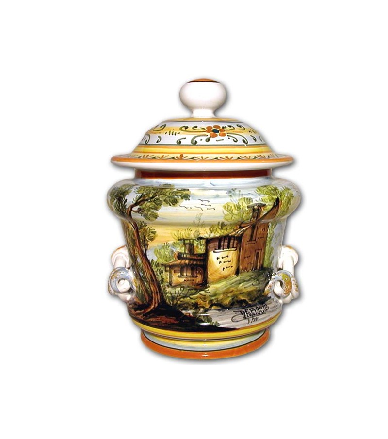 Hand-painted pottery Vase