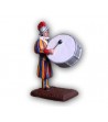 Musical Band Swiss Guard soldier made in tin-based alloy
