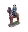 Mussolini on horseback made in tin-based alloy