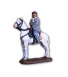 Garibaldi soldier on horse made in tin-based alloy