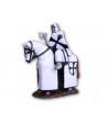 Teutonic soldier on horseback made in tin-based alloy