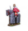 Teutonic soldier on horseback made in tin-based alloy