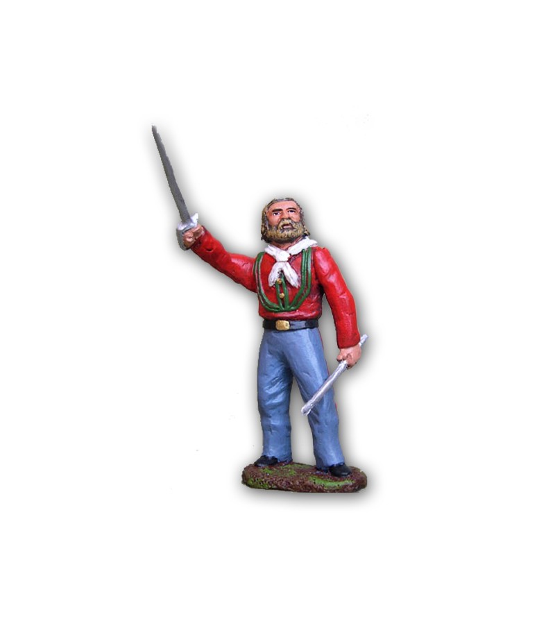 Garibaldi soldier made in tin-based alloy