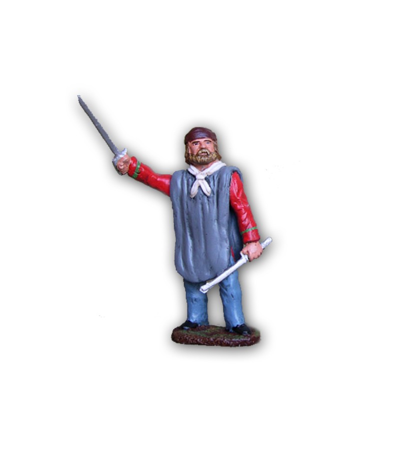 Garibaldi soldier made in tin-based alloy