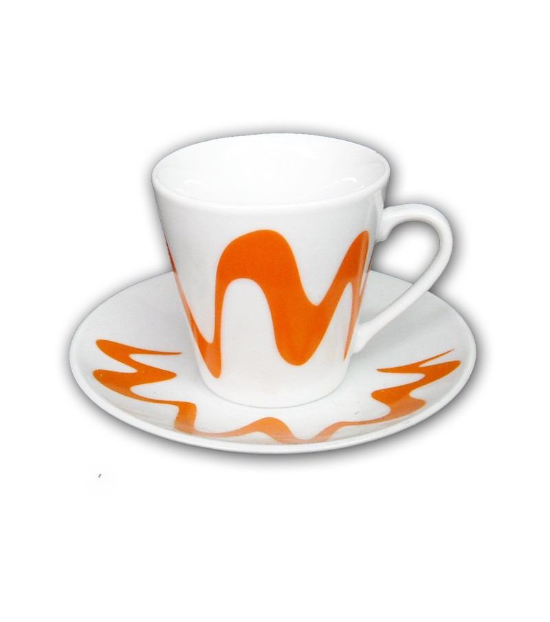 Coffee cup with saucer