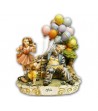 "Balloon Seller" in Capodimonte Porcelain"