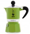 Espresso coffee maker model Rainbow green