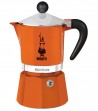 Caffettiera espresso modello Rainbow arancione