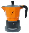 Espresso Coffee Maker Color Orange Black