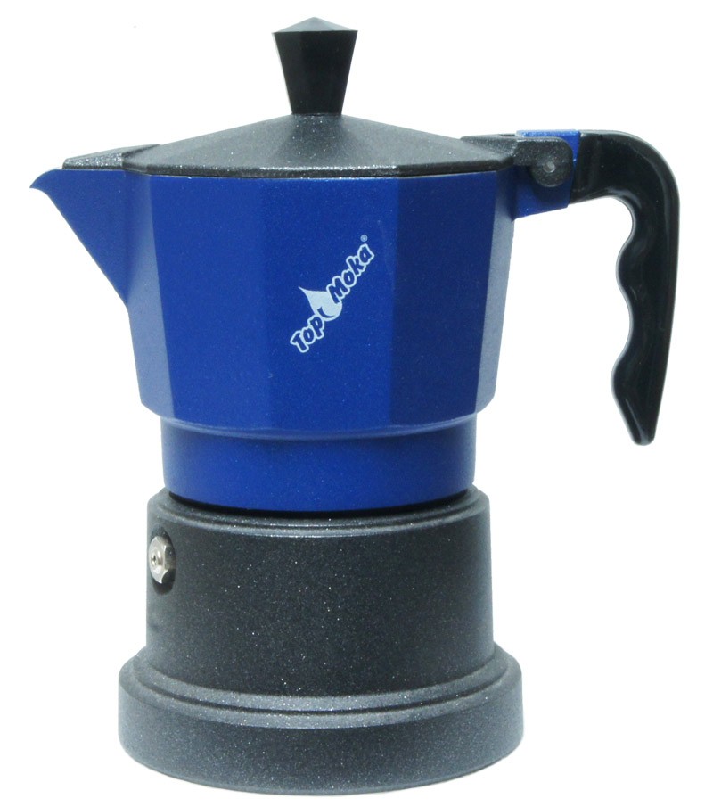 Espresso Coffee Maker Color Blue Black