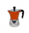 Caffettiera Espresso Classica Colore Arancione Grigio