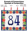 Composizione tipo numero 84 con le cornici