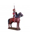 Soldatino Romano a cavallo eseguito in lega a base di Stagno