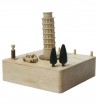 Wooden Music Box Torre di Pisa