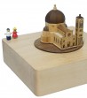 Wooden Music Box Firenze vista laterale