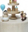 Wooden Music Box Baby and Toys side view