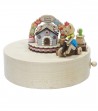 Wooden Music box Candy House view from above