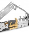 presepe argento in acciaio design Boucquillon & Maauoi