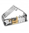presepe argento in acciaio design Boucquillon & Maauoi