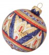 Ceramic Christmas ball on the back