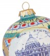 Detailed Saint Peter ceramic Christmas ball