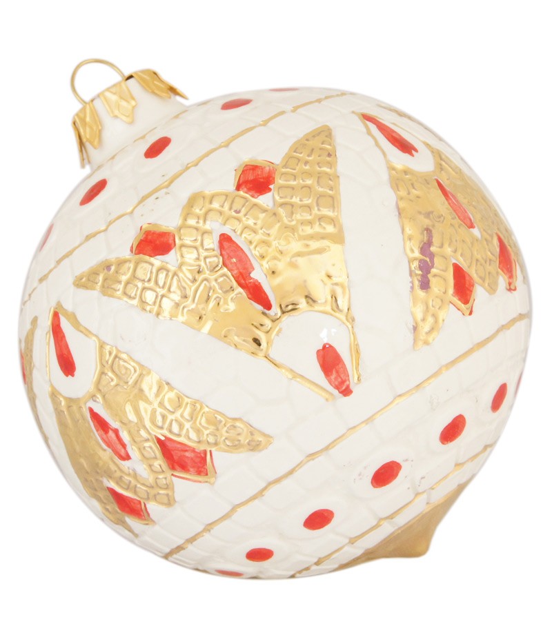 Large ceramic Christmas ball