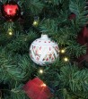 Ceramic Christmas ball on a tree