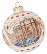 Palla di Natale in ceramica Fontana di Trevi
