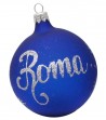 Palla di Natale Blu "Roma"