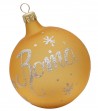 Gold Christmas Ball "Roma"