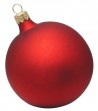 Palla di Natale Opaca/Rossa da personalizzare
