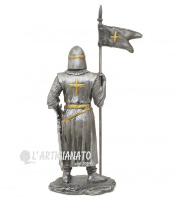 Crociato con bandiera parte posteriore