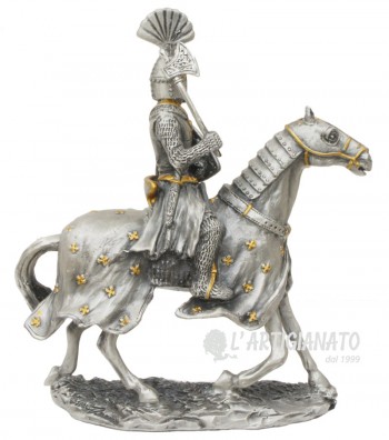 Cavaliere con scure parte posteriore