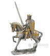 Cavaliere medioevale con scudo e lancia