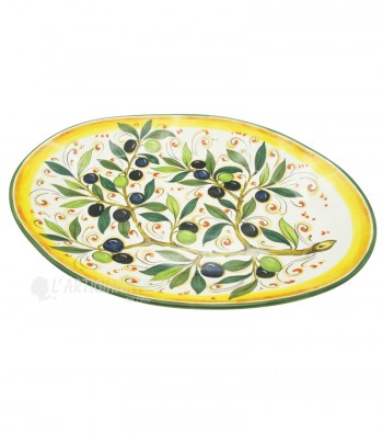 Oliera in ceramica Olivi - Materia Ceramica Perugia