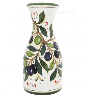 Bottiglia in ceramica disegno ULIVO - Forestaforte