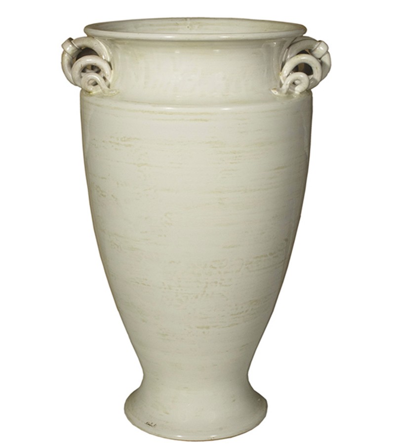 Ceramic spiral vase
