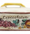 Hand painted ceramic box