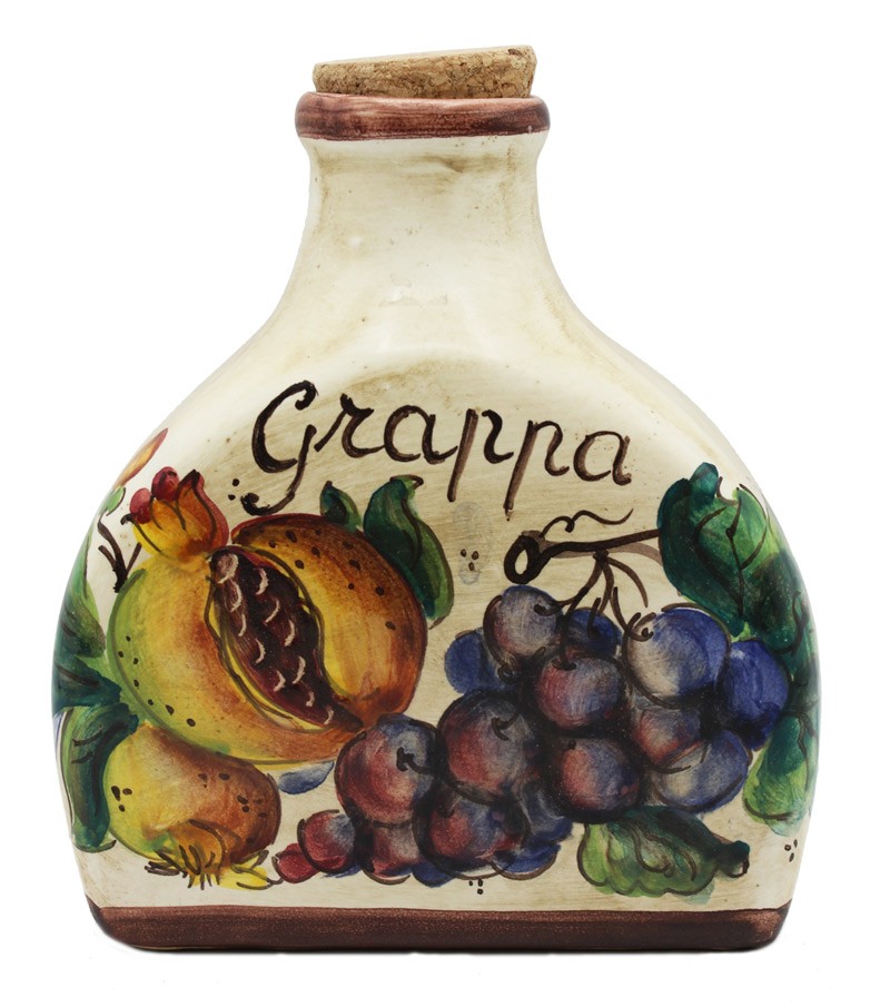 Ceramic bottle for grappa