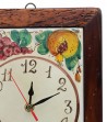 Hand painted ceramic clock