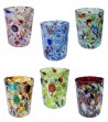 Arlecchino Liqueur Glass mixed colors