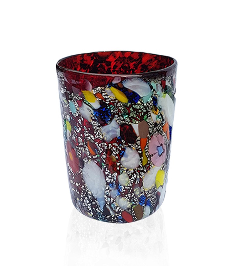 Arlecchino Liqueur Glass red
