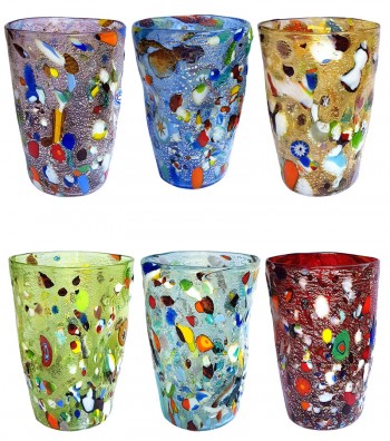Bicchiere Arlecchino Bibita colori misti