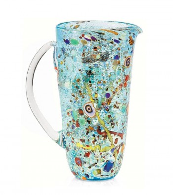 Arlecchino Conical Carafe in light blue