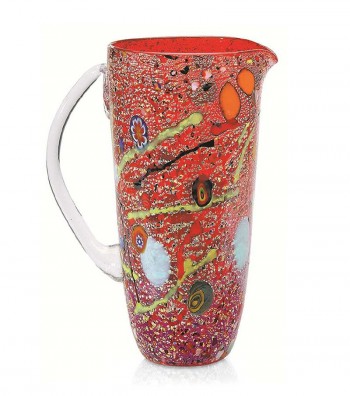 Arlecchino Conical Carafe in red