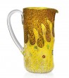 Crumpled Drop Carafe yellow