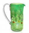 Crumpled Drop Carafe green