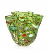 Harlequin Handkerchief Vase green